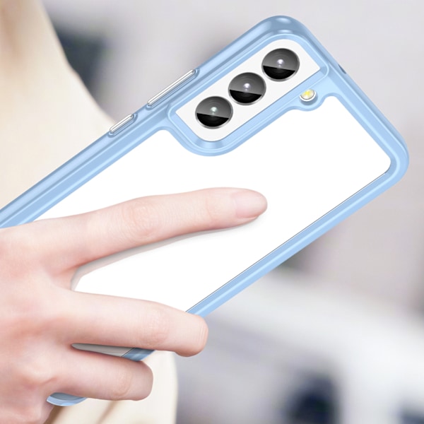 Skyddande Blå Fodral för Samsung Galaxy S23+ med Flexibel Ram -