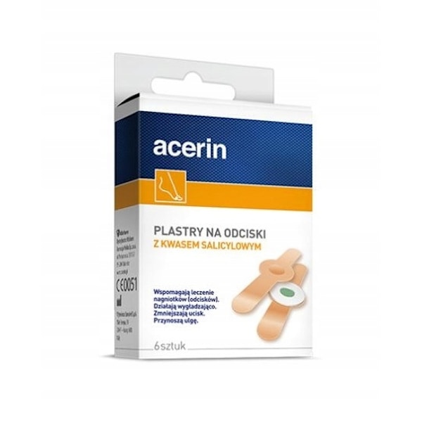 Acerin Plåster/ 6 stycken