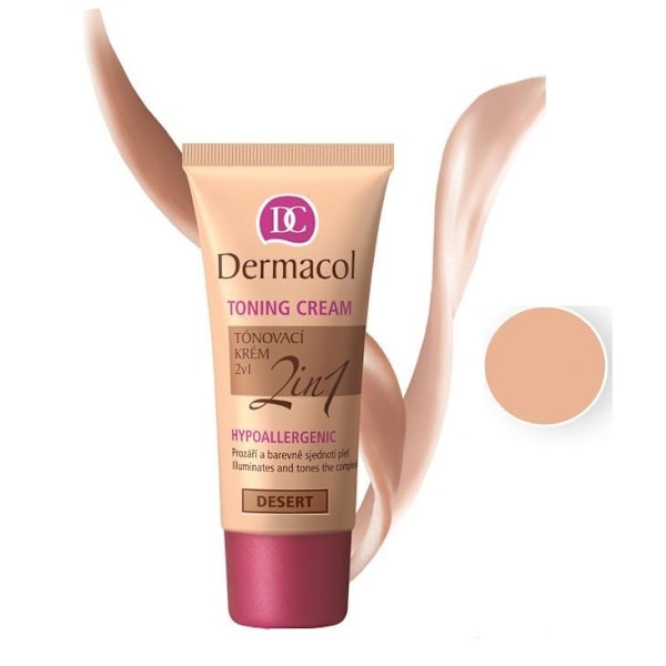 Dermacol Återfuktande Kräm och Foundation för Ansikte Desert/ 30