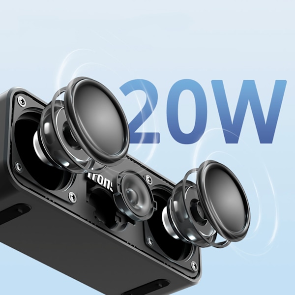 Tronsmart Element T2 Plus Förbättrad 20W Trådlös Bluetooth 5.3 H