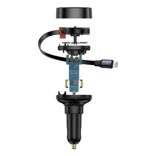 Baseus Enjoyment Pro Billaddare USB-C/Lightning 60W - Svart