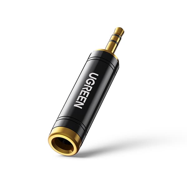 Ugreen Ljudadapter 3.5mm till 6.35mm Grå (AV168)