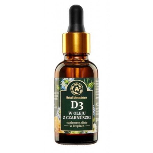 D3 Vitamin med Svartkumminolja för Immunförsvar/ 30 ml