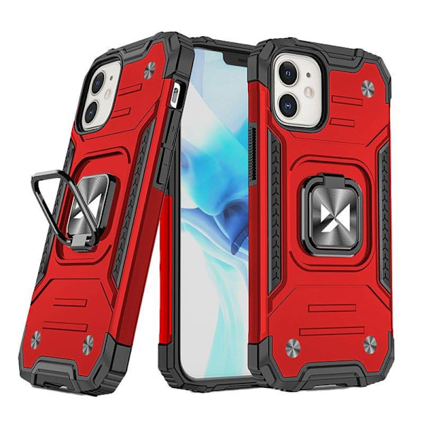 Wozinsky Stöttålig Ring Armor Skal för iPhone 14 med Magnetisk H
