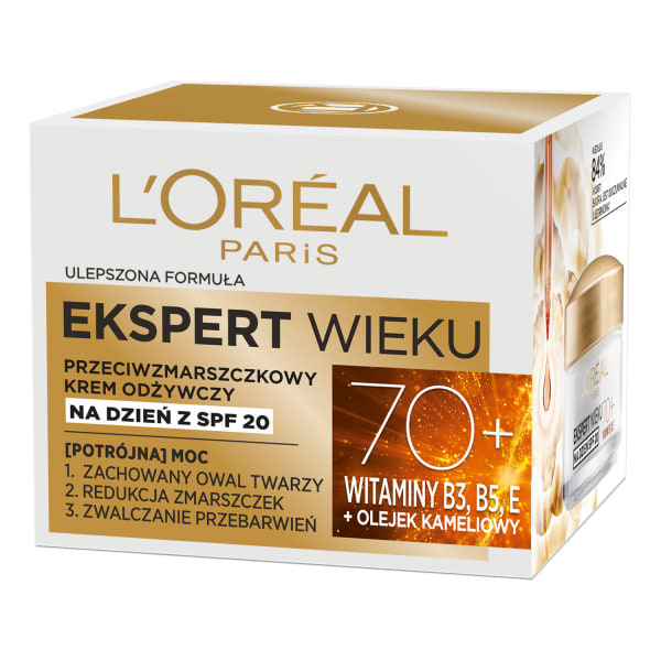 Dagcreme för Anti-Åldrande Expertis - L'Oreal Paris 70+ Näringsk