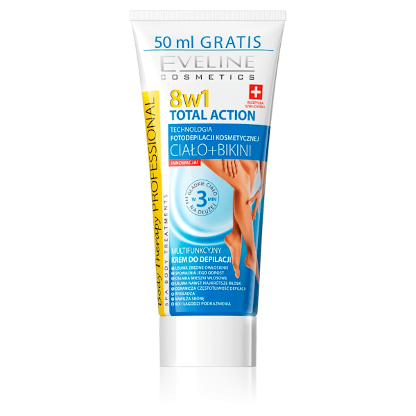 Cosmetics 8i1 Total Action Multifunktionell Hårborttagningskräm
