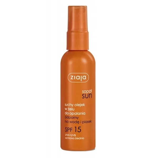 Ziaja/ Solbränna Räddningssats SPF 15 - Sopot Sun/ Torr Olja & G
