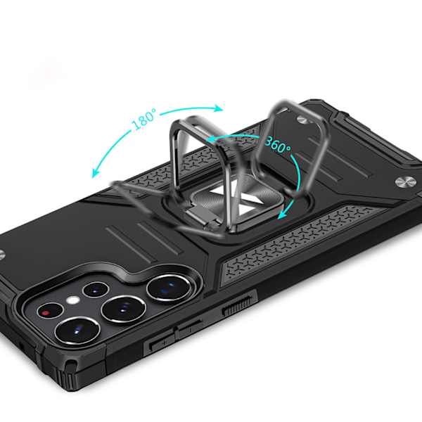 Wozinsky Ring Armor Skal Samsung Galaxy S23 Ultra Robust Magneti