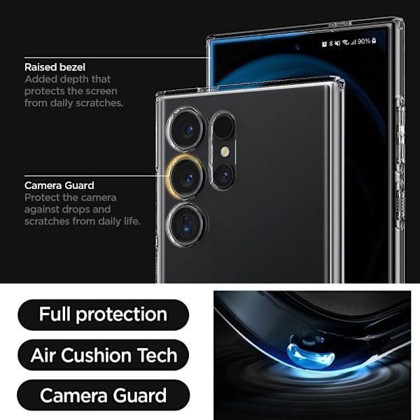 Spigen Liquid Crystal Skal för Samsung Galaxy S24 Ultra - Transp
