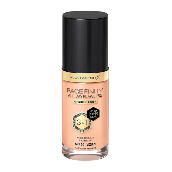 Max Factor Facefinity All Day Flawless 3in1 Foundation N45 Warm