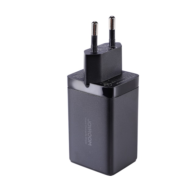 Joyroom Snabbladdare GaN 65W USB-A/ 2x USB-C Svart + USB-C till