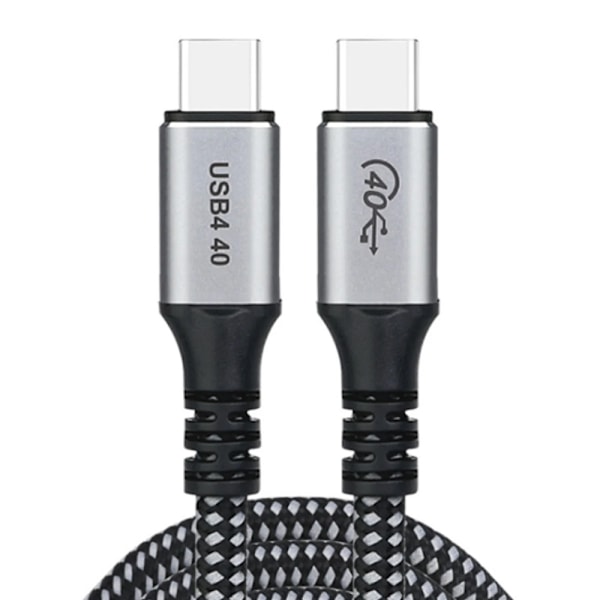 Choetech USB-C till USB-C kabel 240W 8K 60Hz 1/2m - svart
