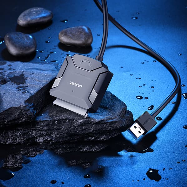 Ugreen USB-A 3.0 till SATA Adapter för 2.5''/3.5'' Hårddiskar -