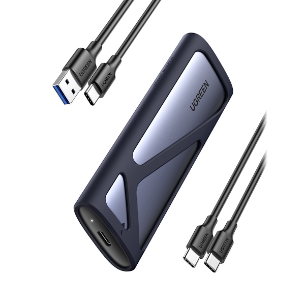 Ugreen CM400 90264 Grå M.2 SSD-fodral med USB-C 3.2-port