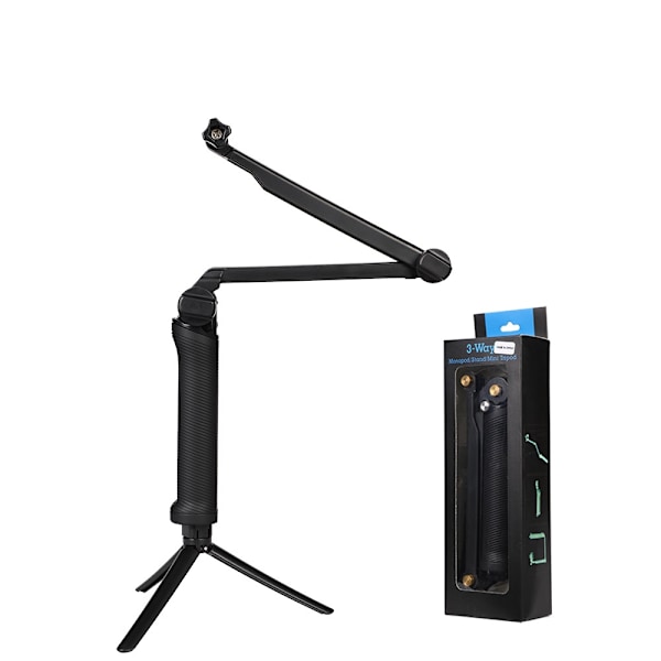 3-i-1 Monopod Selfiestick för GoPro