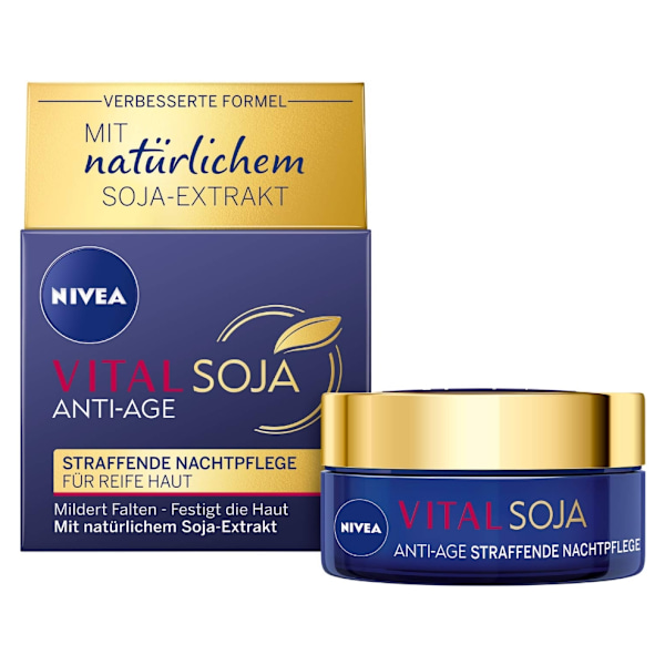 Nivea Anti-aging Night Cream/ 50 ml - Importerad Från Tyskland