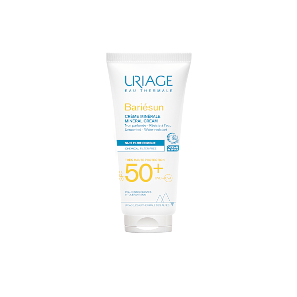 Uriage Bariesun/ Mineraliskt Solkräm för Ansikte och Kropp SPF 5