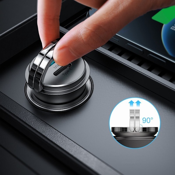 Joyroom Snabbladdare för Bil USB Typ C/USB 45W 5A Power Delivery