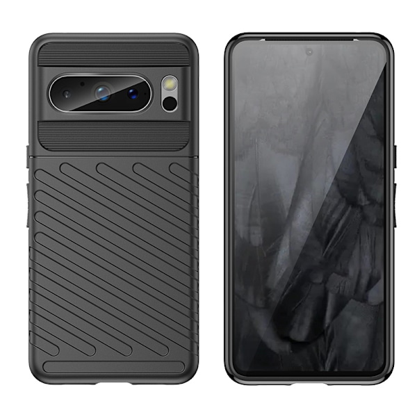 Skyddande Thunder Case-fodral för Google Pixel 8 - Svart