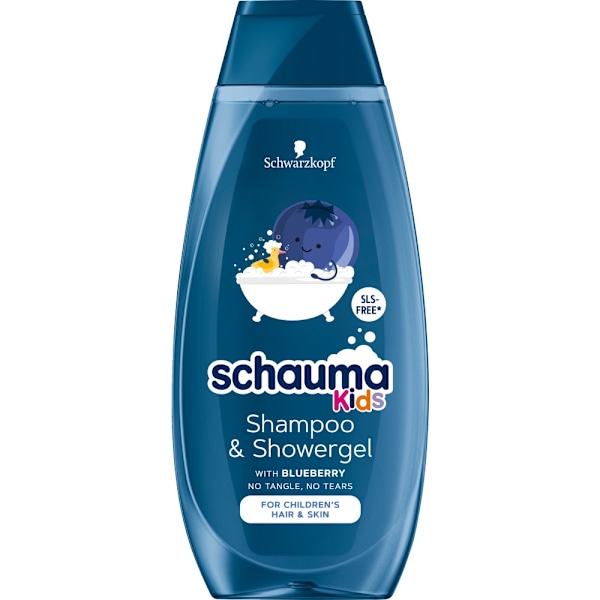 Schauma Barnschampo och Duschgel för pojkar med blåbärextrakt/ 4