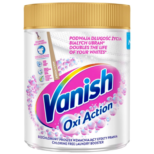 Vanish Gold Oxi Action/ Fläckborttagare för vita tyger/ 470g