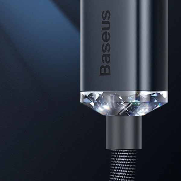 Baseus Crystal Shine USB-A till Lightning Snabbladdnings- och Da