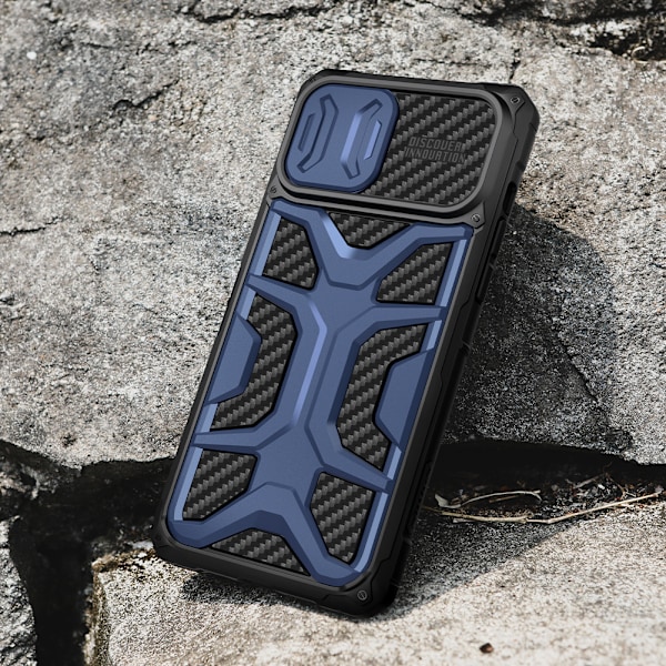 Nillkin Adventurer Skal för iPhone 13 Pro Blåt Pansarskydd med K