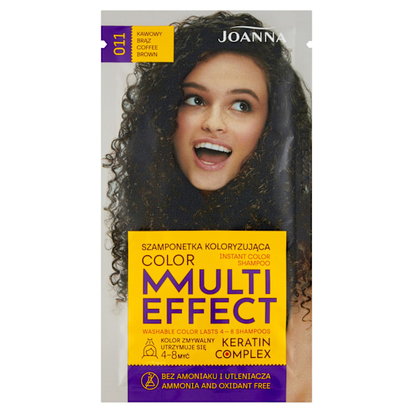 Joanna Kaffebrun Hårfärg Schampo - Multi Effekt 011/ 35g
