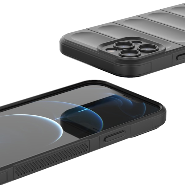 Magisk Sköld Fodral för iPhone 12 Pro Max Elastiskt Skyddande Bl