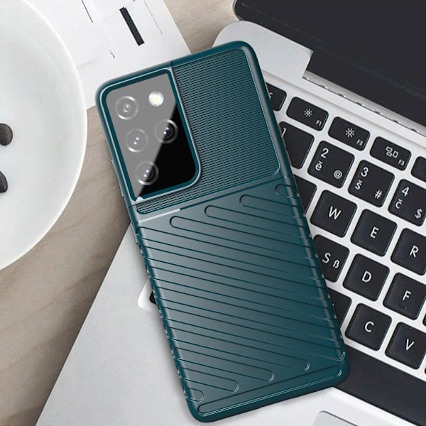 Thunder Case skyddande stöttåligt skal för Samsung Galaxy S22 Ul