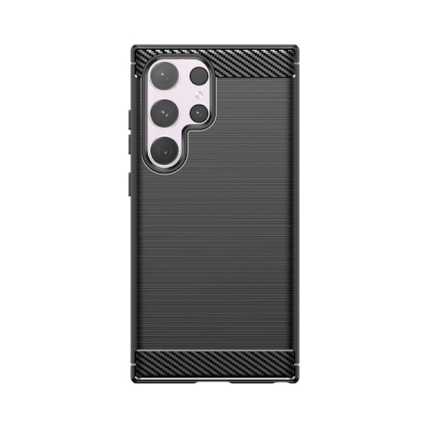 Samsung Galaxy S24 Ultra Flexibelt Kolfodral - Svart Silikonskal