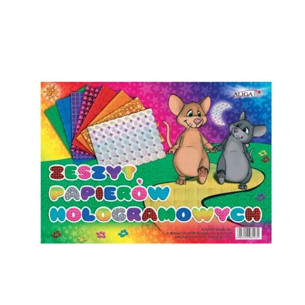 Holografiskt papper i B5-format/ 8 ark