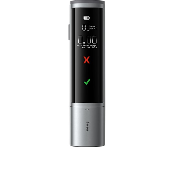Baseus SafeJourney Pro Series Alkomätare 470mAh Grå