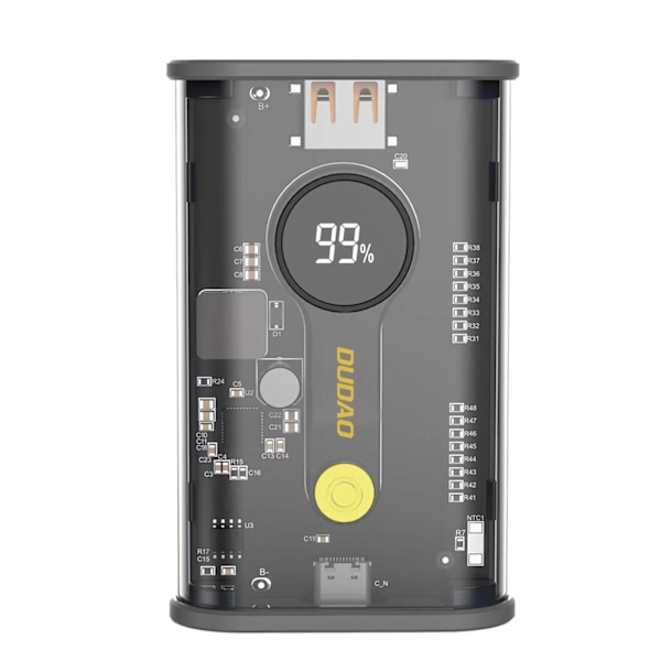 Dudao Powerbank 20000mAh 22.5W PD med 1xUSB-A & 1xUSB-C/ Svart (