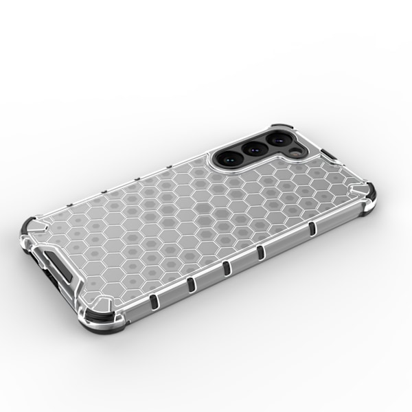 Samsung Galaxy S23+ Fodral Honeycomb Blå - Robust Hybriddesign