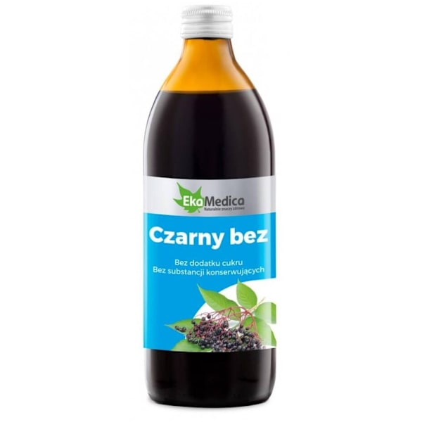 Svart Fläder Juice 100%/ EkaMedica/ 500ml