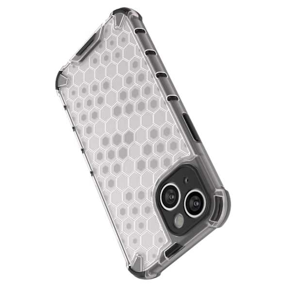 iPhone 14 Skyddsfodral i Robust Hybriddesign med Bikakemönster -