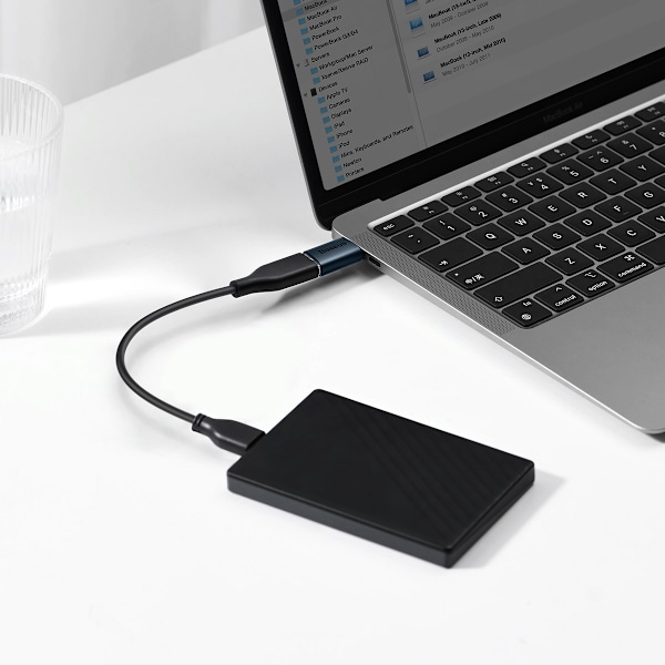 Baseus Ingenuity Series Adapter USB-C till USB-A 10Gb/s - Blå