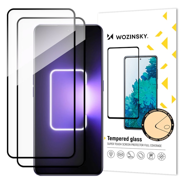 Wozinsky Heltäckande Härdat Glas 2x Skärmskydd för Realme GT Neo