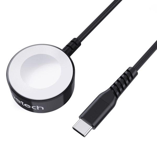 Trådlös laddare Choetech T319 MFI 5W för Apple Watch med USB-C-k