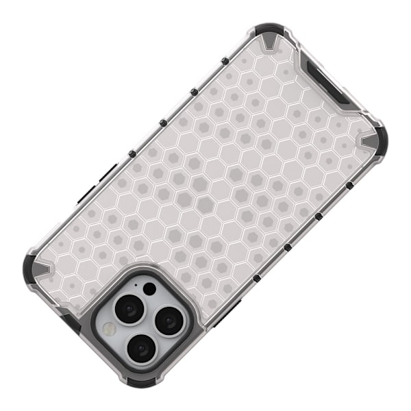 Skyddande Bihonung Skal med Gelram för iPhone 13 Pro Max - Röd