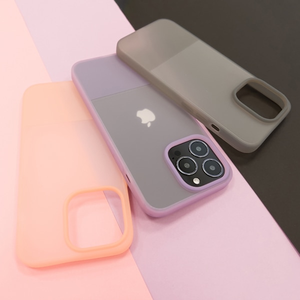 Kingxbar Plain Series silikonskal till iPhone 13 Pro Max - Grå