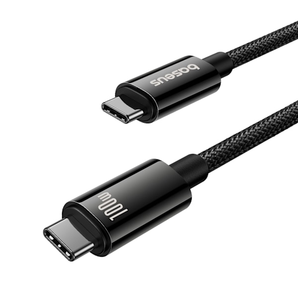 Baseus Tungsten Gold USB-C 3.2 till USB-C 3.2 Kabel 100W 4K 60Hz