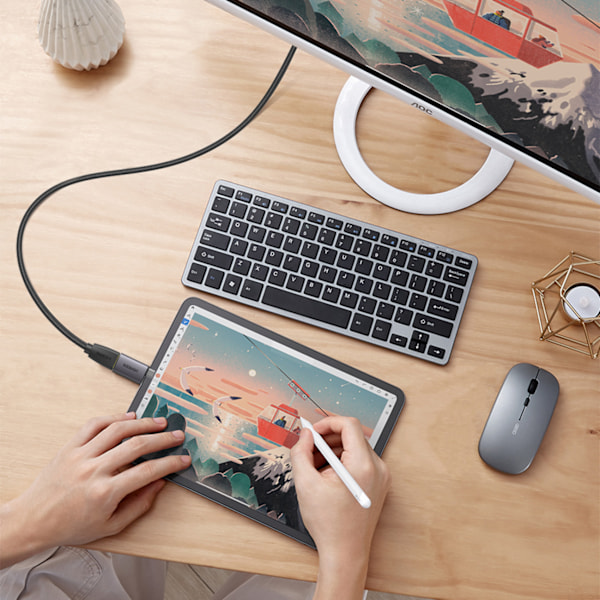 Ugreen US320 USB-C till HDMI Adapter - Grå