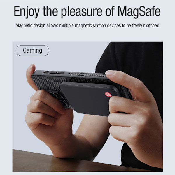 Nillkin Super Frosted Shield Pro Magnetiskt Fodral för iPhone 15