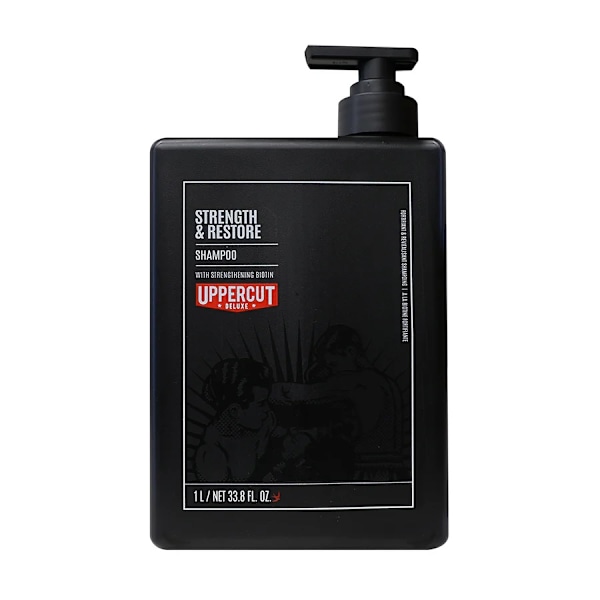 Uppercut Strength & Restore Vahvistava Hiusten Shampoo, 1000 ml