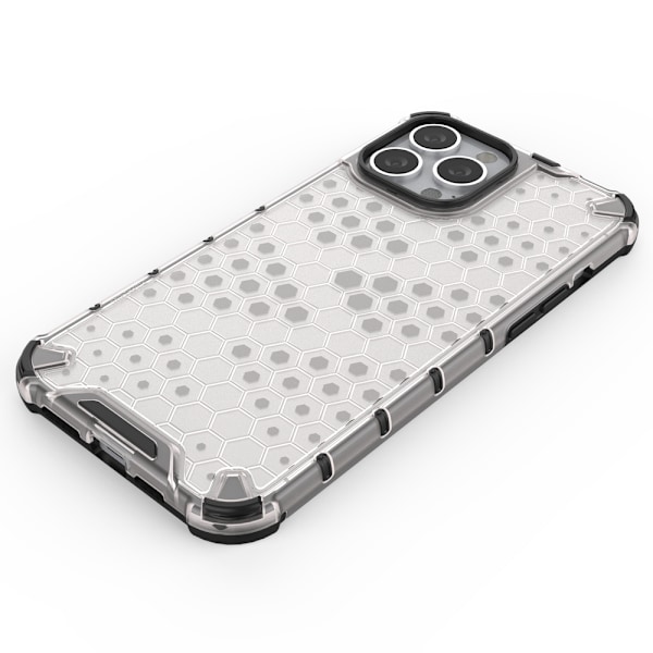 Stötdämpande Skal Honeycomb Blå Gelram för iPhone 13 Pro Max