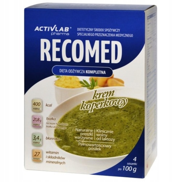 RecoMed Hudvårdskräm/ Koppara Kräm/ Pulver - 4 Portionspåsar