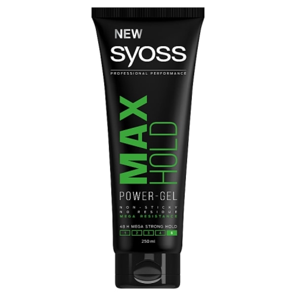 Syoss Max Hold Gel Hårgelé - Stärkande Stylinggel med Mega Stark