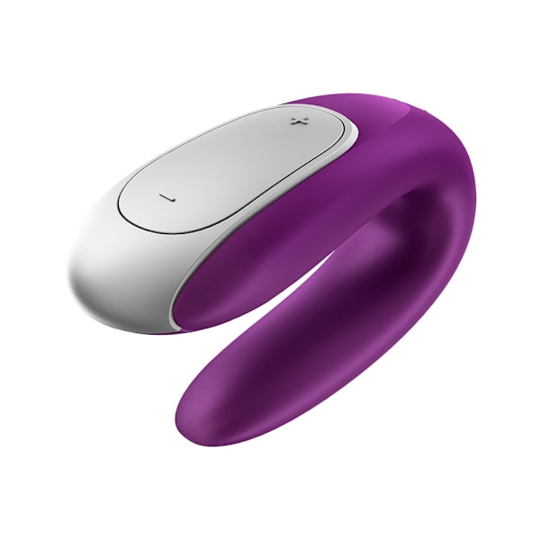 Lyxig Partner Vibrator för Dubbel Nöje i Violett Färg